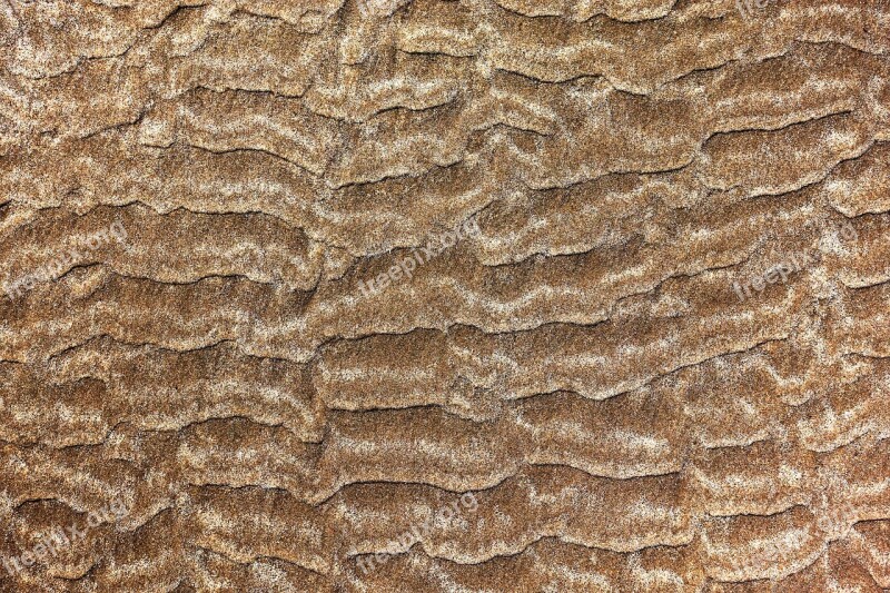 Sand Ripple Texture Pattern Beach