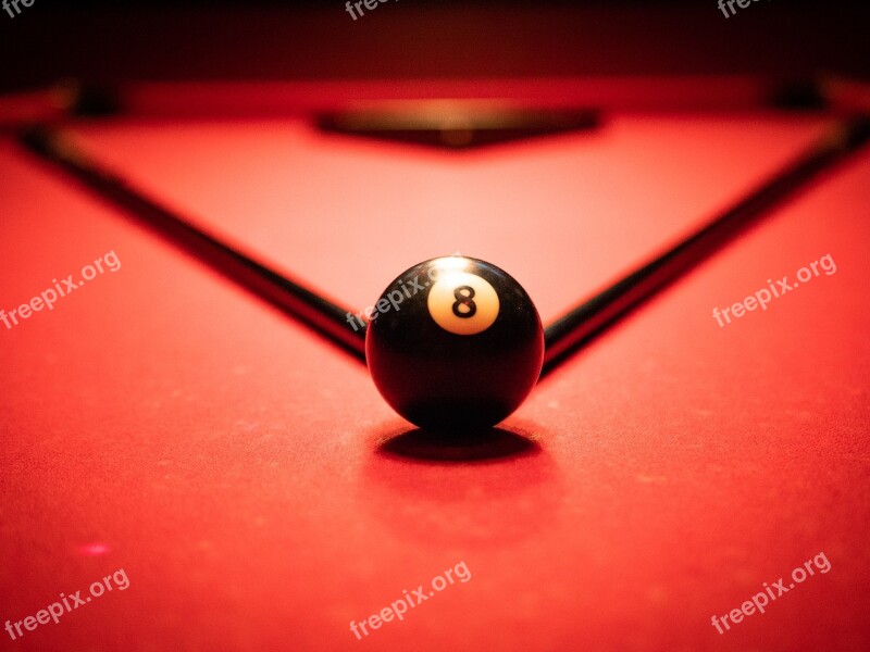 Pool Billiards 8 Ball Skill Balls