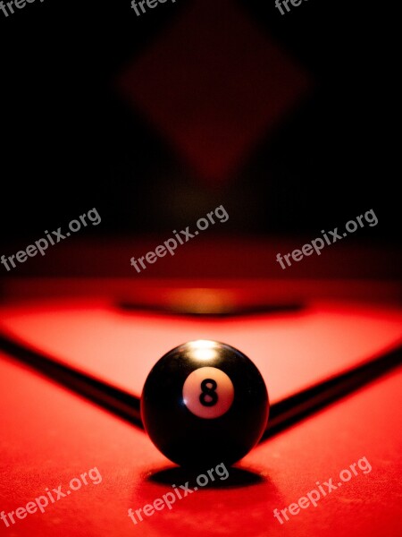 Pool Billiards 8 Ball Skill Balls