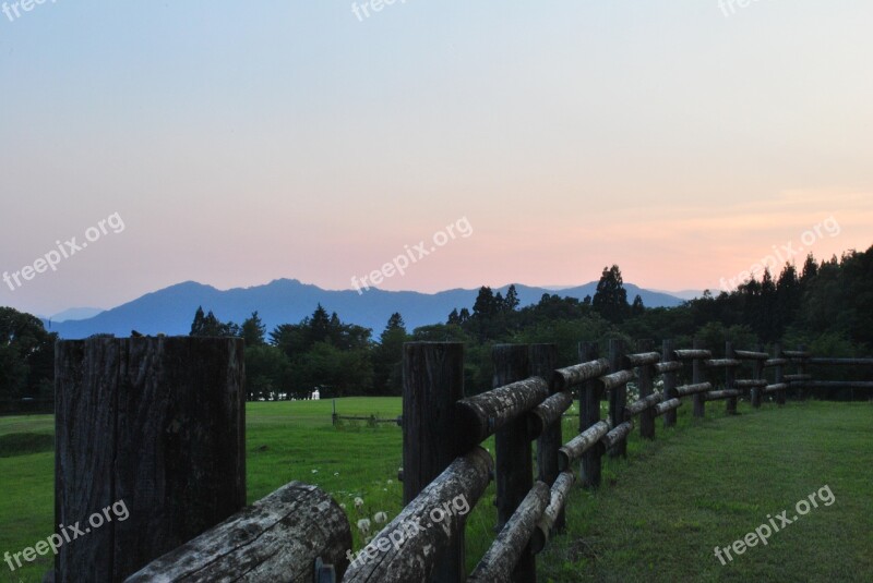 Sunset Japan Sky Summer Tohoku