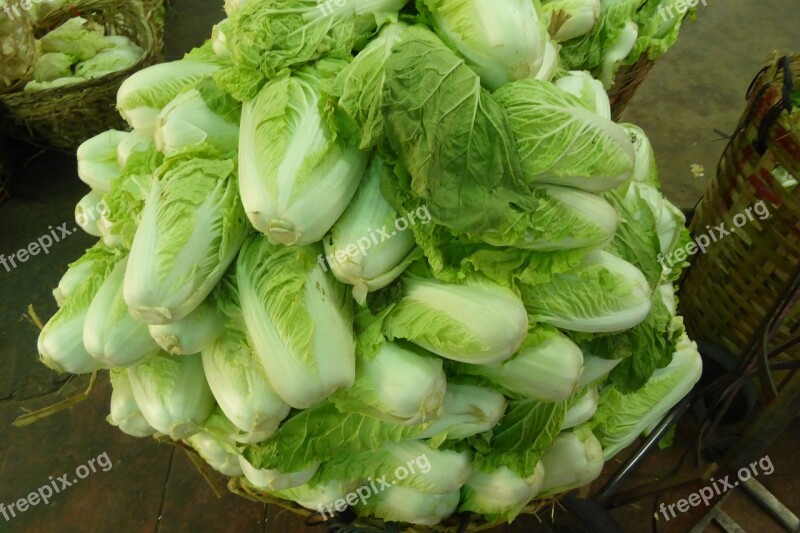 Vegetables Cabbage Costs Free Photos