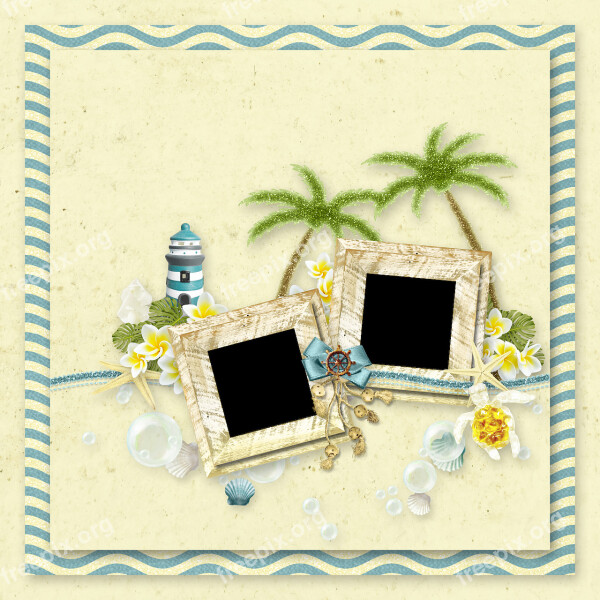 Scrapbooking Decor Ornament Photo Frame Frame