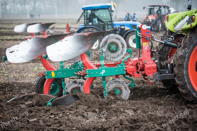 Plough Rotary Plow Plowed Ackerfurchen Arable