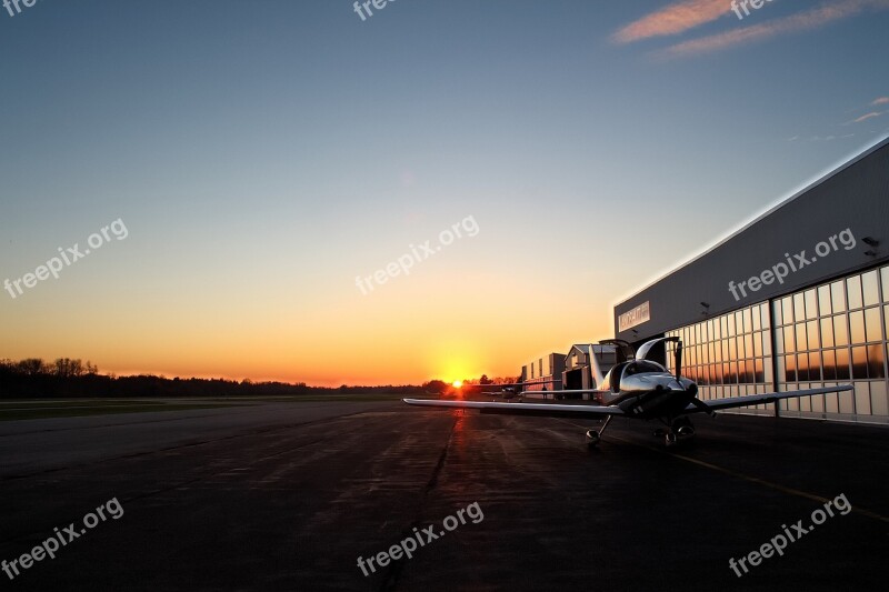 Landshut Airport Aircraft Flying Sky