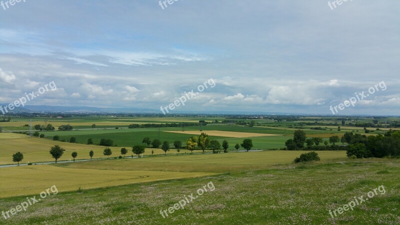 Auvergne Landscape Culture Agriculture Fields