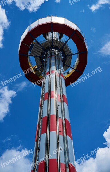 Legoland Observation Tower Panoramic View Theme Park Panorama