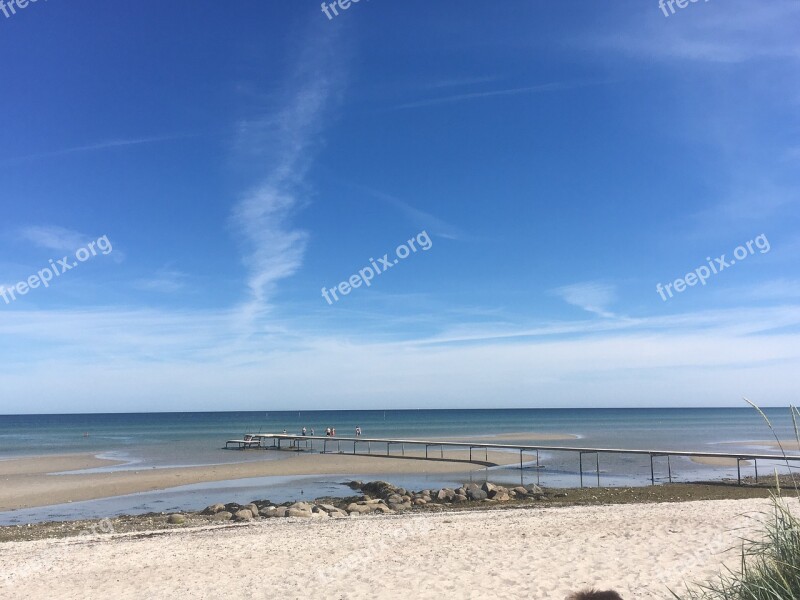 Waters Nature Sand Sky In The Free