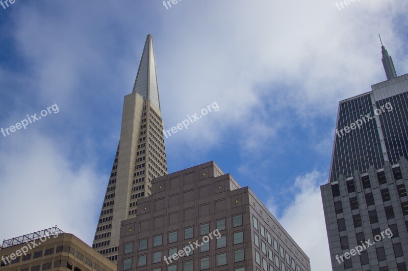 Sanfrancisco Buildings Architecture California Urban