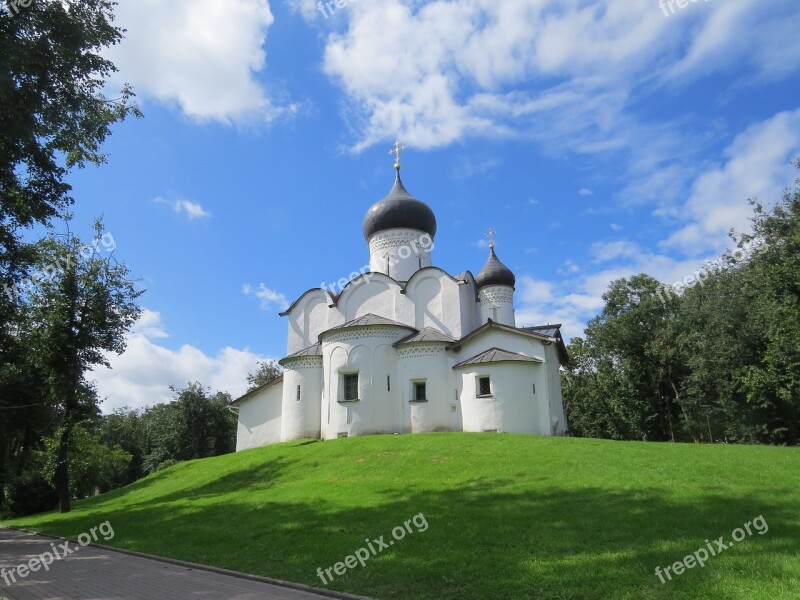 Old Church Pskov Russia Architecture