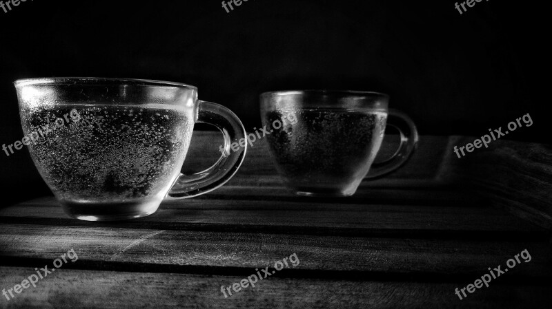 B W Black And White Cups Dark Free Photos