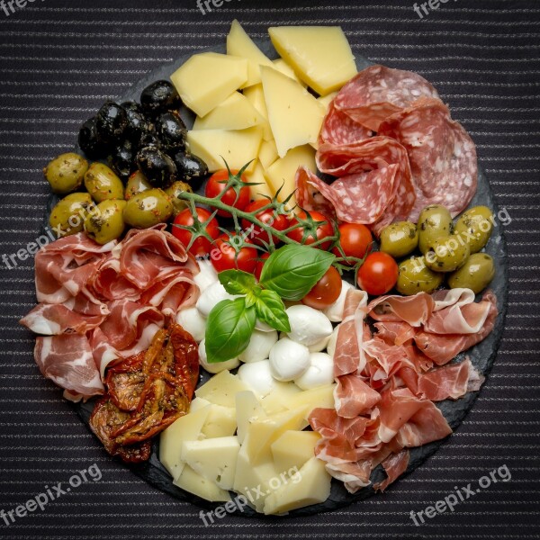 Antipasto Antipasti Eat Food Vegetables