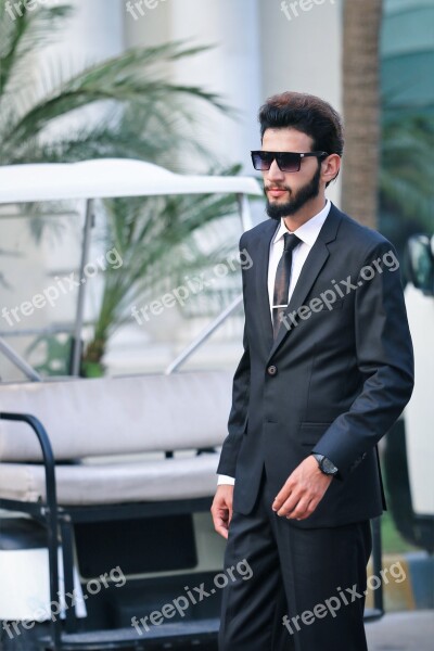 Man Fashion Business Suit Tie