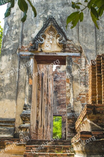 Temple Thai Measure Ayutthaya Buddha