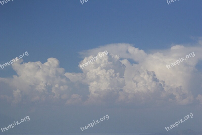 Sky Cloud Rio De Janeiro Blue Sky Morning