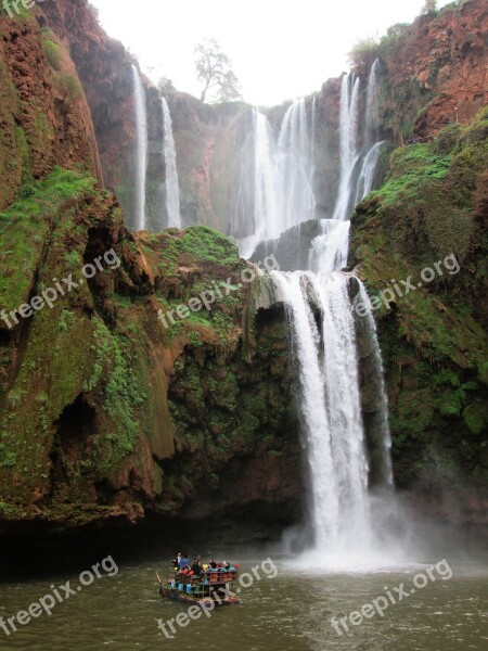 Waterfall Water Shutter Speed Lac Boat