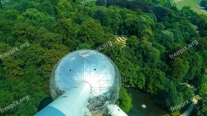 Atomium Belgium Architecture Monument Free Photos