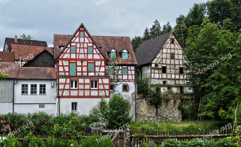 Historic Center Fachwerkhaus Historically Building City View