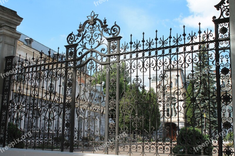 Fence Forging Beautiful Ukraine Lviv