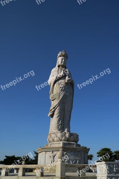 Naksansa Guan Yin Buddha Bodhisattva Free Photos