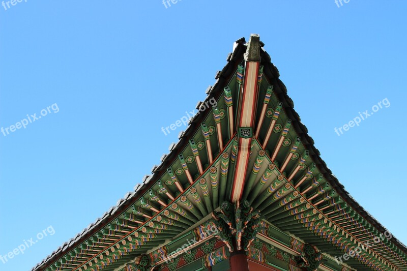 Hong Yu-ling Hanok Eaves Traditional Building Republic Of Korea