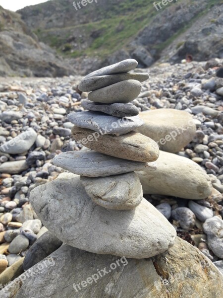 Roller Beach Pebbles Sea Stones