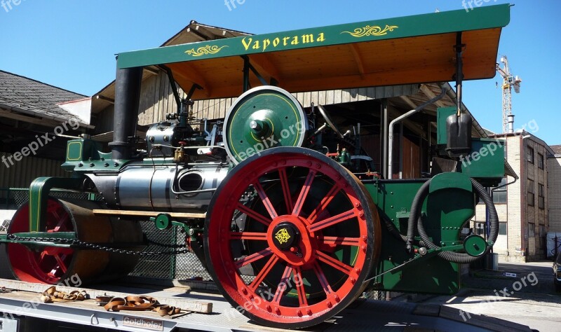 Steam Roller Steam Centre Vaporama Historically Museum Of Technology