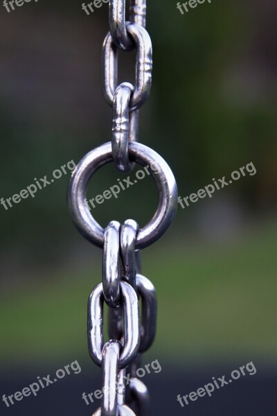 Chain Iron Links Of The Chain Metal Shine