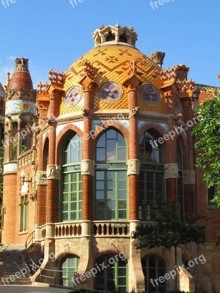 Barcelona Sant Pau Art Nouveau Unesco World Heritage