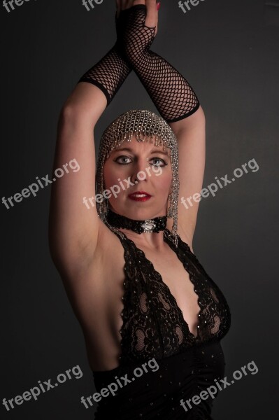 Burlesque Showgirl Dancer Female Model