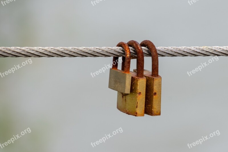 Love Locks Love Castle Padlock Love Castle