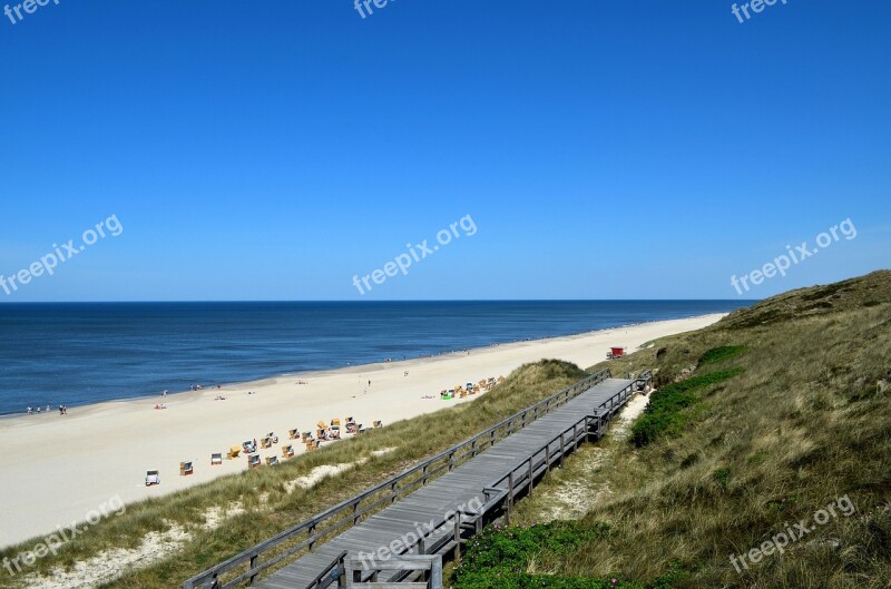 Sylt Wenningstedt Island North Sea Beach