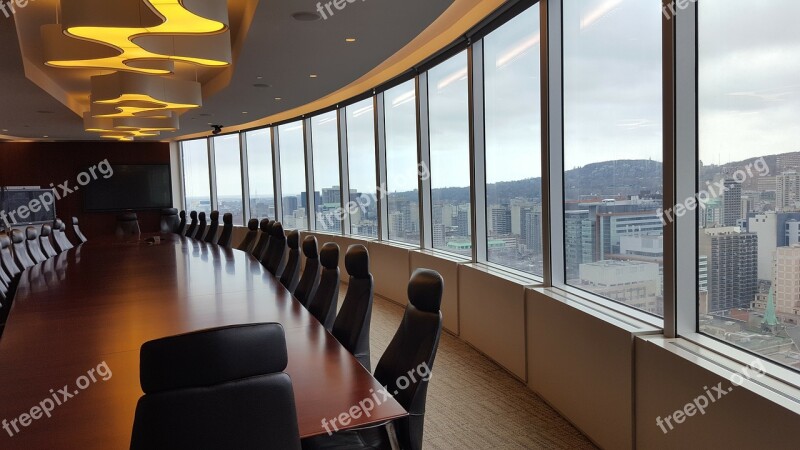 Boardroom City Office Business Room