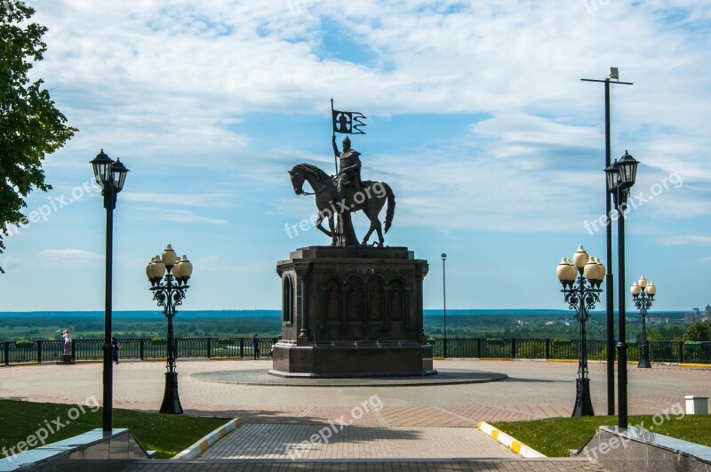 Architecture Prince Vladimir Monument Sky Russia