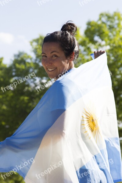 Pride Argentina Flag Flag Celeste National