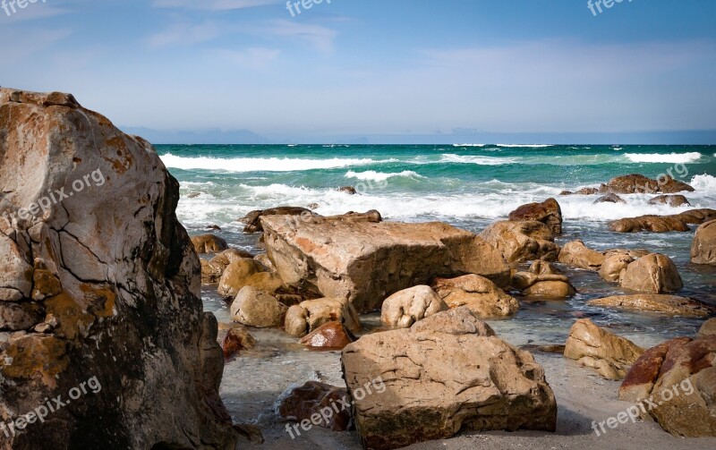 False Bay Sea Beach Coast Ocean