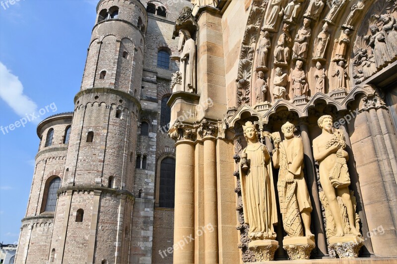 Trier Dom Entrance Portal Free Photos