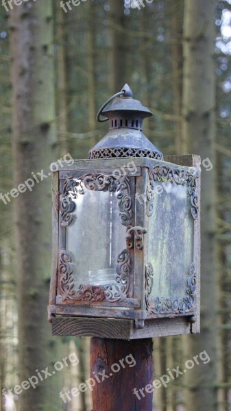 Lantern Light Lamp Iron Lantern Free Photos