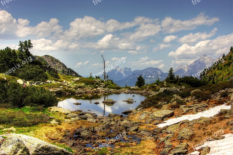 Gasselsee Schladming Landscape Nature Alpine