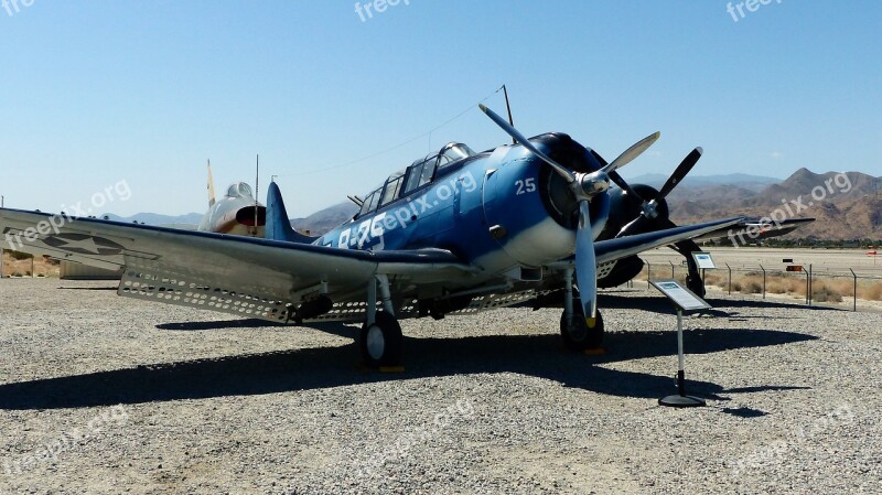 Aircraft America Museum Palm Springs Blue