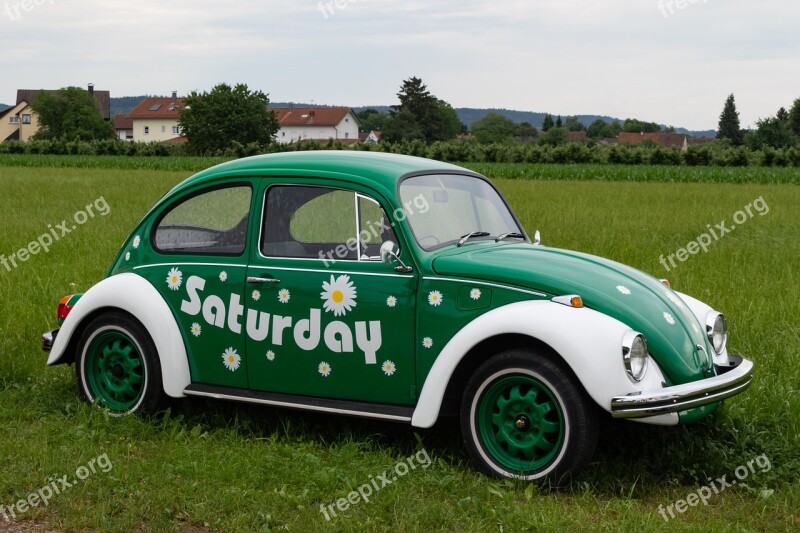 Vw Beetle Volkswagen Oldtimer Vw Beetle