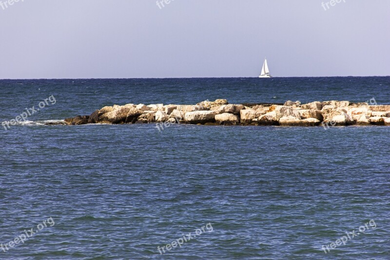 Bari Quay The Adriatic Sea Yachts Summer