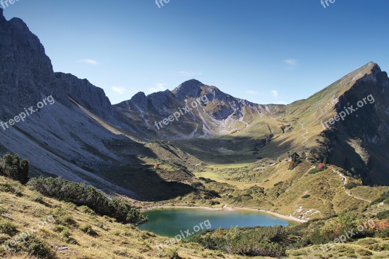 Tannheimertal Bergsee Mountains Water Nature