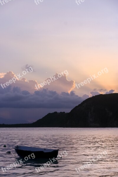 Guadeloupe Sea Sky Cloud Clouds