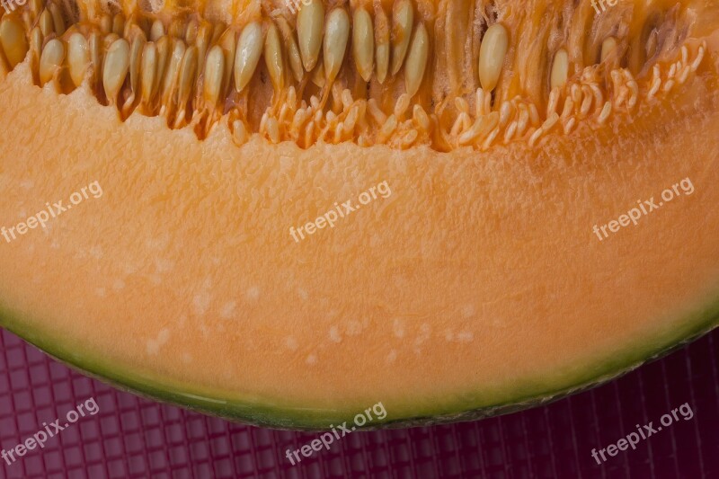 Melon Orange Cores Macro Cutting Mat