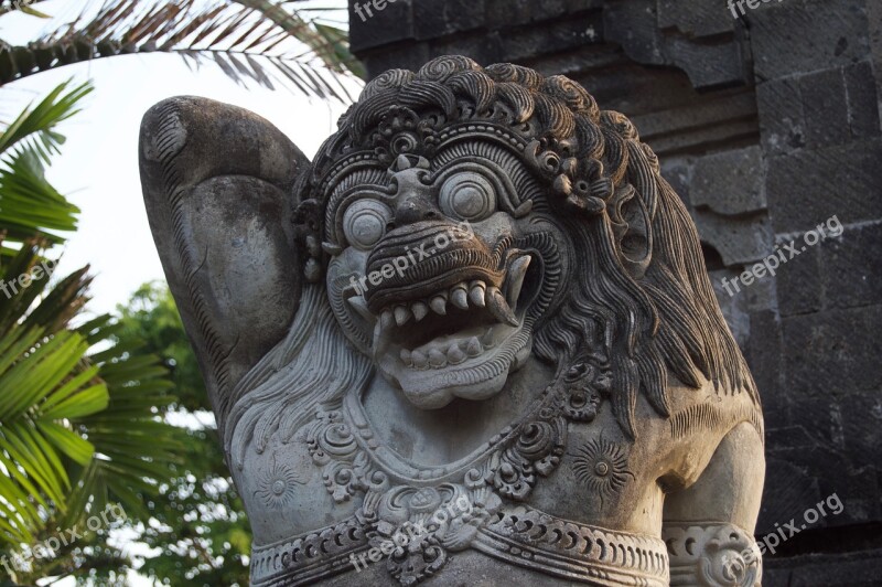 Bali Statue Religious Monument Indonesia Free Photos