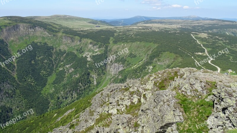 Krkonoše Giant Mountains Mountains Nature Landscape Poland