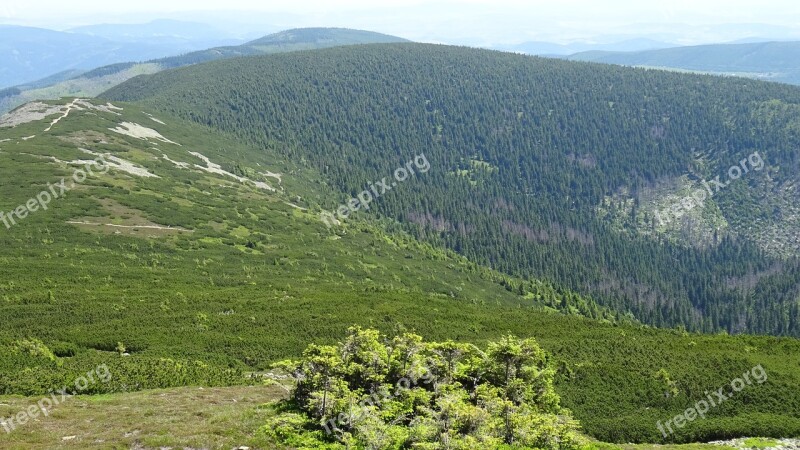 Krkonoše Giant Mountains Mountains Nature Landscape Poland