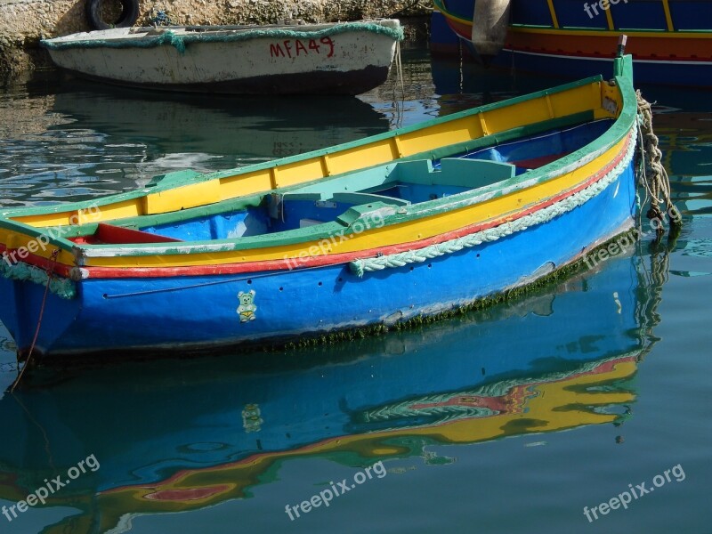 Marsaxlokk Malta Fisheries Boat Fishing Boat