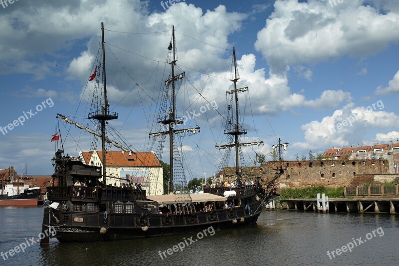 Gdańsk The Ship Ship Haven Sea