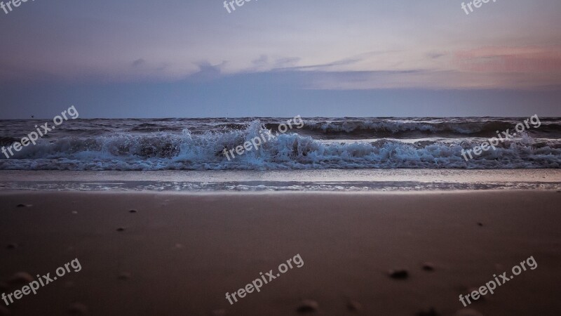 Sea Abendstimmung Most Beach Sunset Sunset Sea